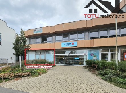 Pronájem obchodní prostory, 155 m²