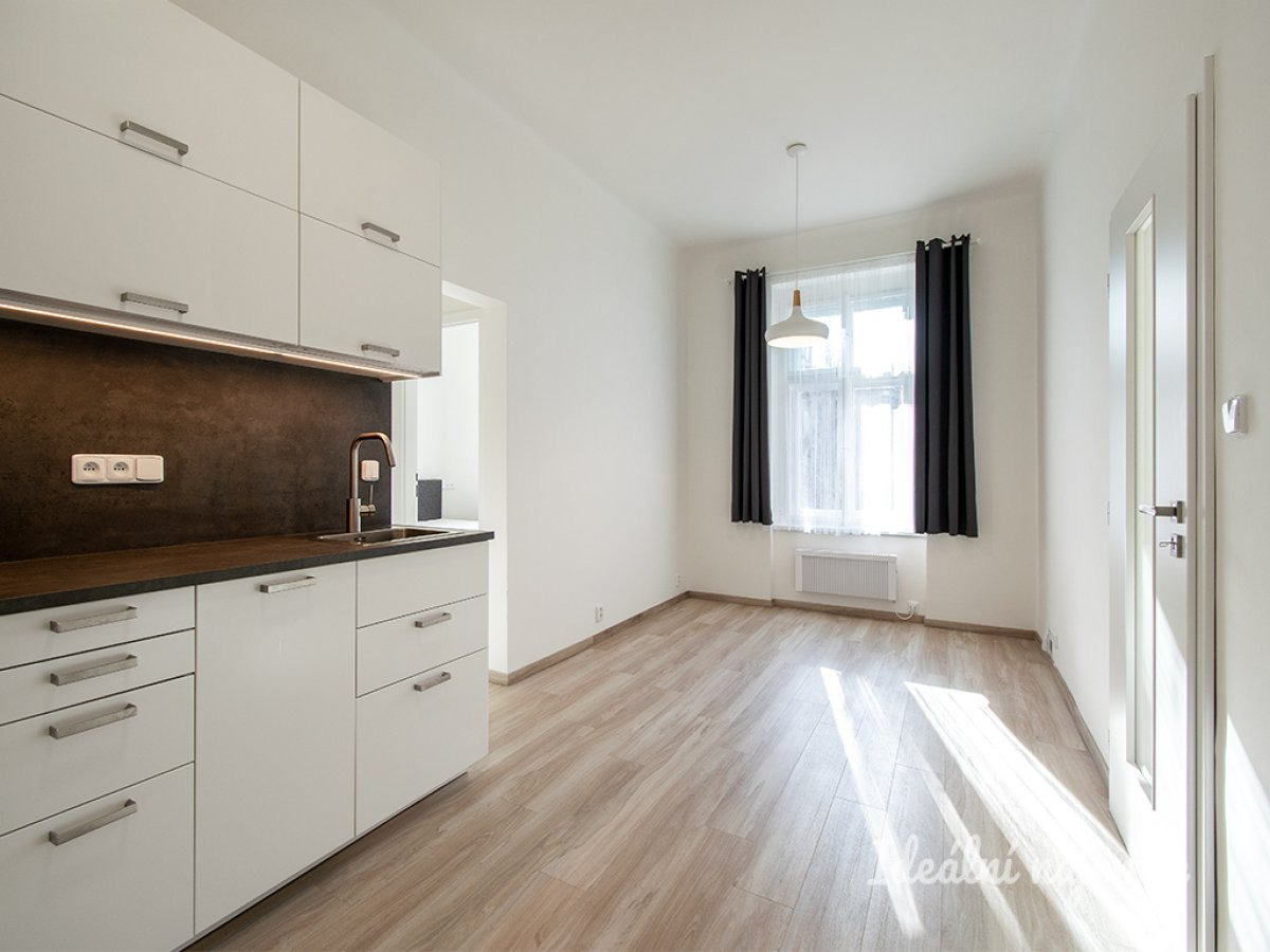 Pronájem bytu 2+kk, Jindřicha Plachty, Smíchov,  22 000 Kč/měs, 40 m2