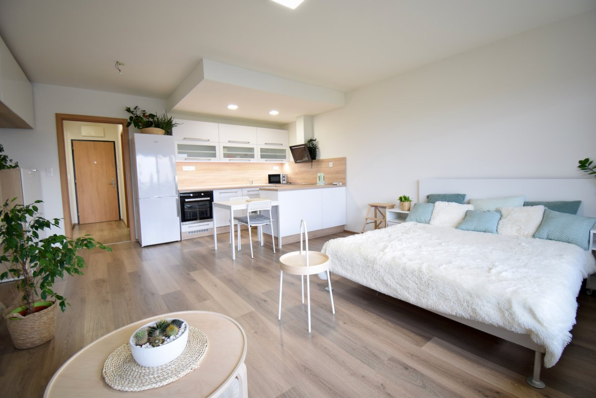 Pronájem bytu 1+kk, Slavonínská, Olomouc, 15 500 Kč/měs, 41 m2