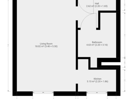 Pronájem bytu, 1+kk, 29 m²
