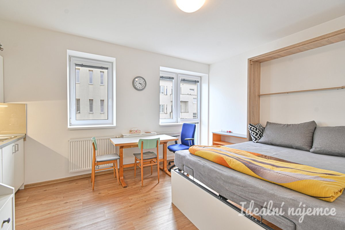 Pronájem bytu 1+kk, Hostinského, Královo Pole, 15500 Kč/měs, 25 m2