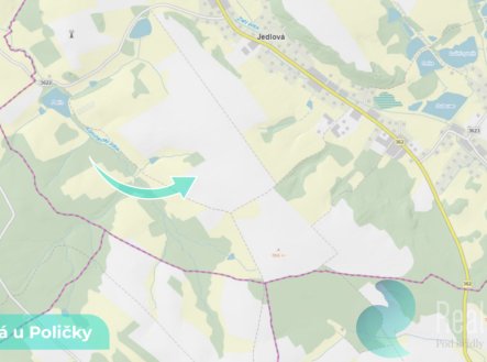 Prodej pozemku, zemědělská půda, 2 196 m²