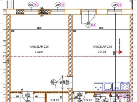 Pronájem kanceláře, 72 m²