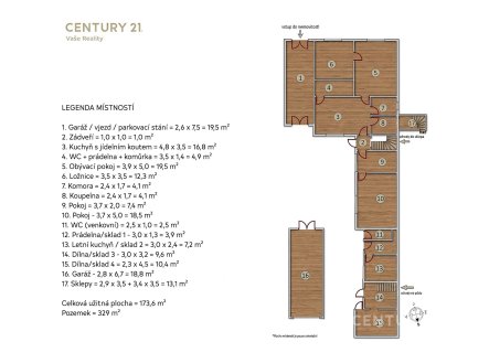 Prodej domu/vily, 174 m²
