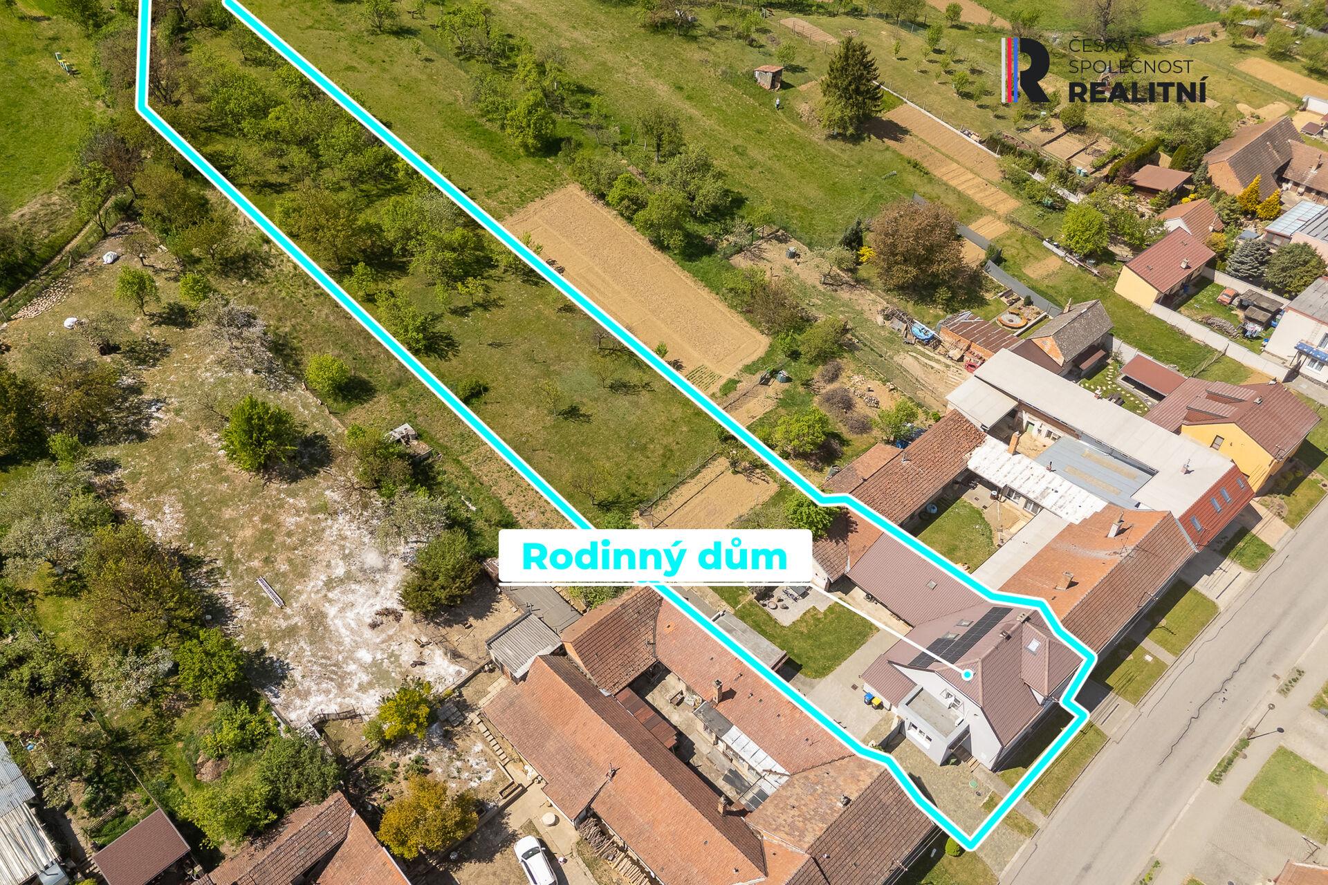 Rodinný dům Rašovice, okres Vyškov.