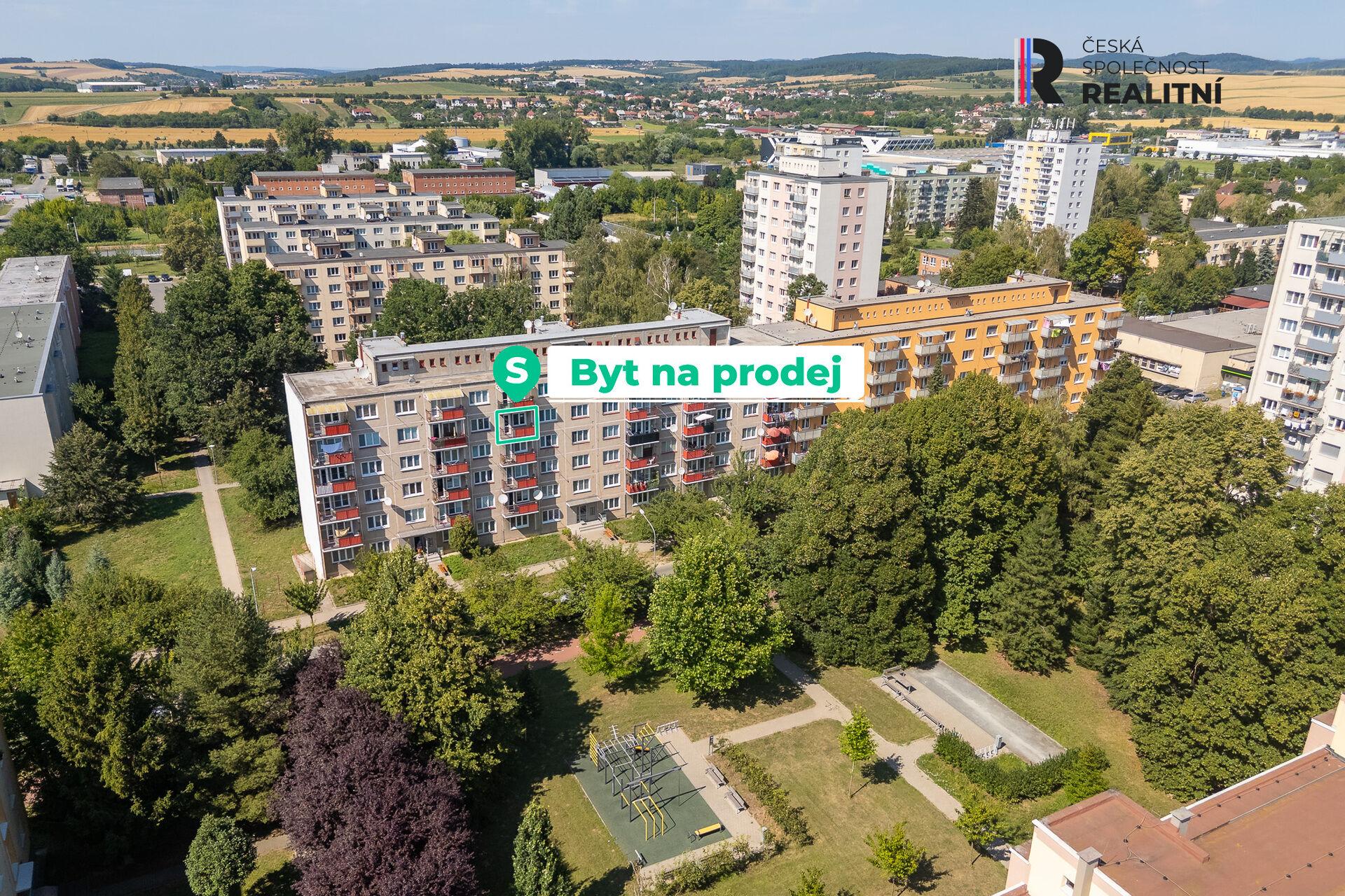 Prodej bytu 2+1 s balkonem, třída Svobody, Zlín - Malenovice.