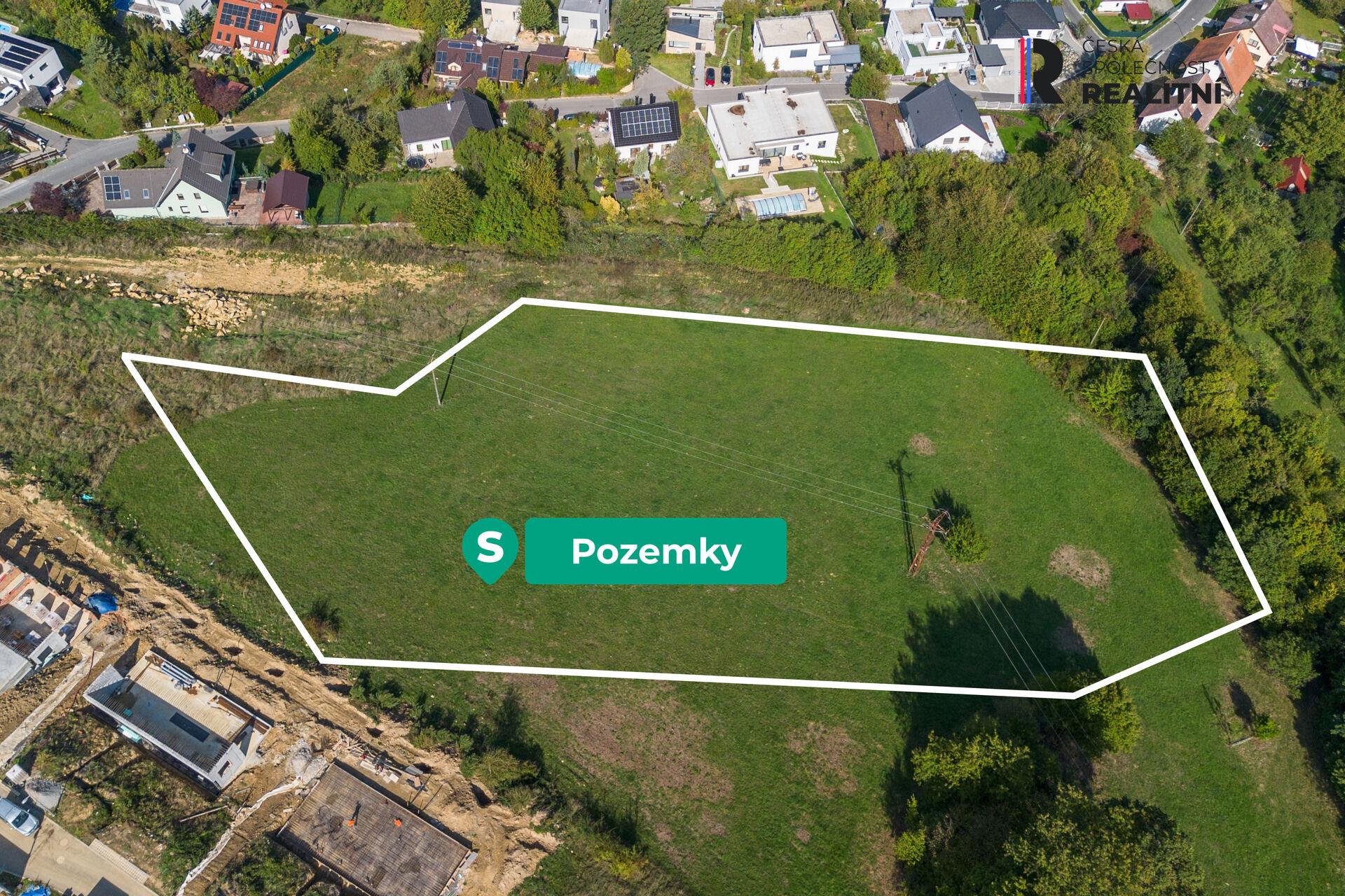 Prodej stavebního pozemku 8 375 m2, Boněcko, Zlín - Příluky.
