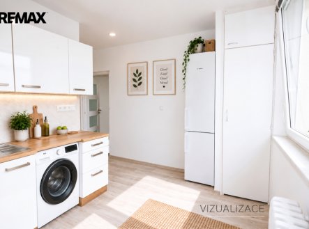 vizualizace-kuchyne-4.png | Pronájem bytu, 1+1, 31 m²