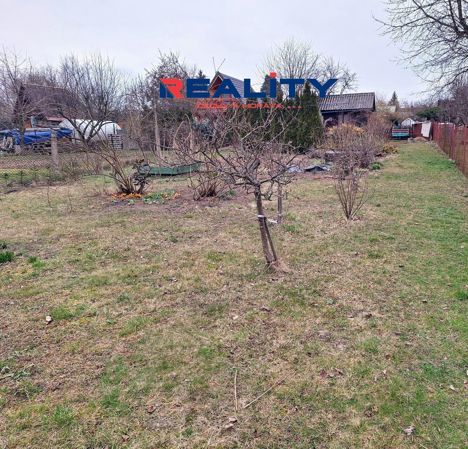 Zahrada 601 m² se zahradním domkem, vodou a elektřinou – Moravský Lačnov, Na Výsluní