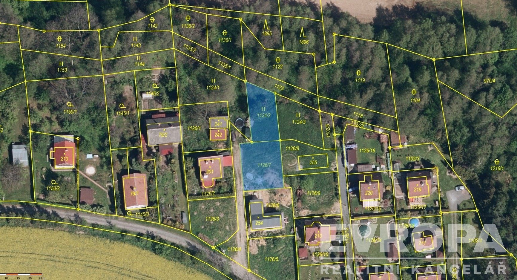katastr mapa