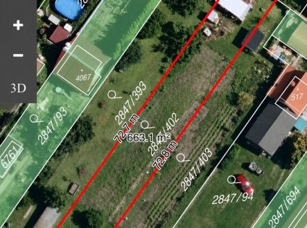 Prodej pozemku, zahrada, 1 276 m²