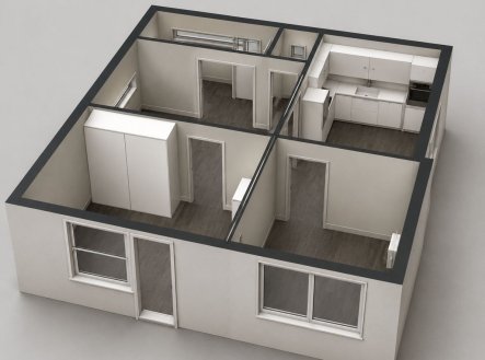 Pronájem bytu, 3+kk, 63 m²