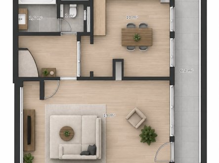 Prodej bytu, 1+1, 36 m²