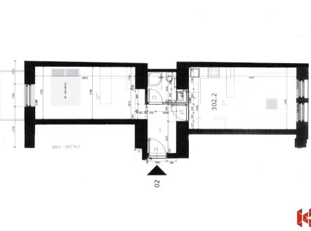 Pronájem bytu, 2+kk, 43 m²