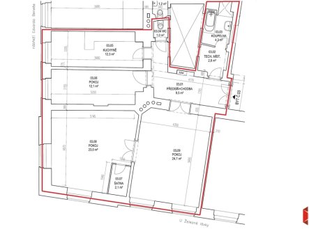 Pronájem bytu, 3+1, 94 m²