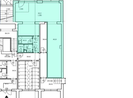 Pronájem kanceláře, 47 m²