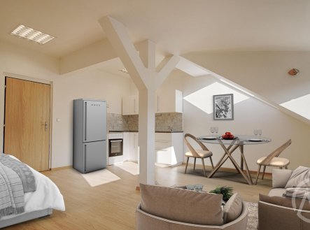 Pronájem bytu, 1+kk, 37 m²