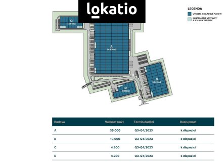 Pronájem komerčního objektu, výroba, 36 000 m²