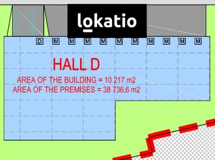 Pronájem komerčního objektu, sklad, 10 217 m²