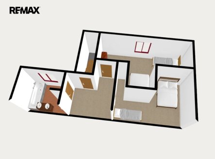 Pronájem bytu, 3+kk, 120 m²