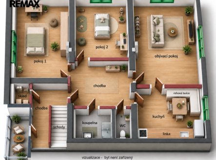 Prodej bytu, 3+1, 89 m²