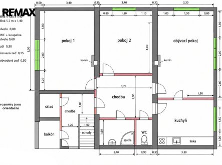 Prodej bytu, 3+1, 89 m²