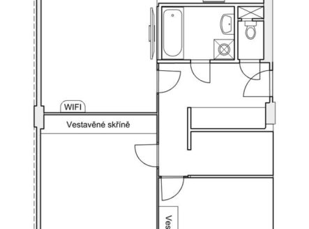 Pronájem bytu, 3+kk, 83 m²