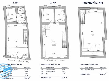 Prodej obchodní prostory, 196 m²