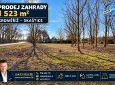 Prodej - pozemek, zahrada, 1 523 m²