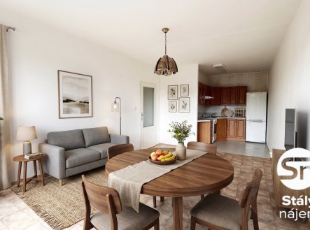 Pronájem bytu, 2+kk, 44 m²