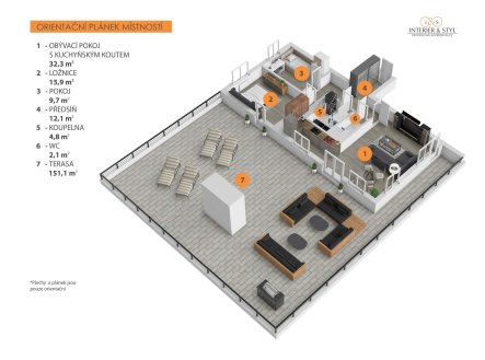 Prodej bytu, 3+kk, 80 m²