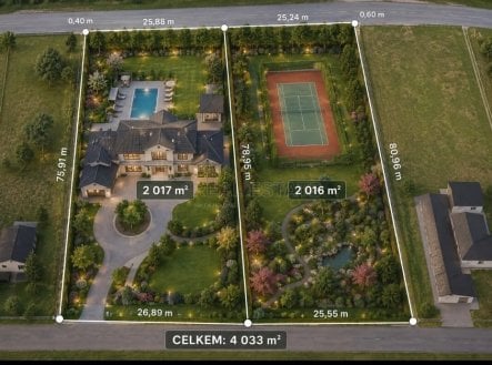 Prodej pozemku pro bydlení, 4 033 m²