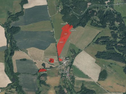 Prodej pozemku, zemědělská půda, 104 443 m² obrázek