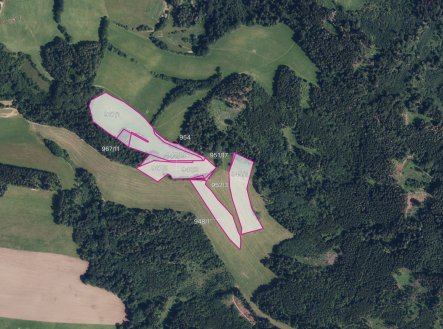 Prodej pozemku, trvalý travní porost, 51 772 m² obrázek