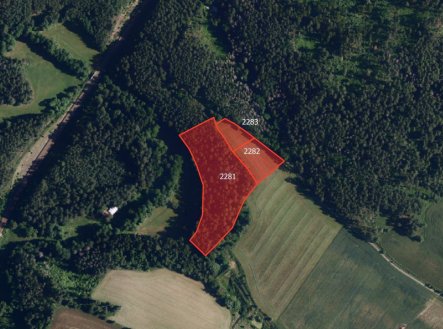 fotografie | Prodej - pozemek, les, 8 658 m²