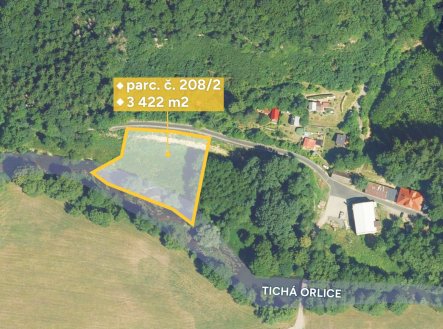Prodej pozemku, trvalý travní porost, 3 422 m²