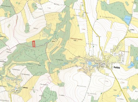 Prodej pozemku, les, 5 121 m²