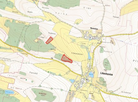 Prodej pozemku, les, 20 663 m²