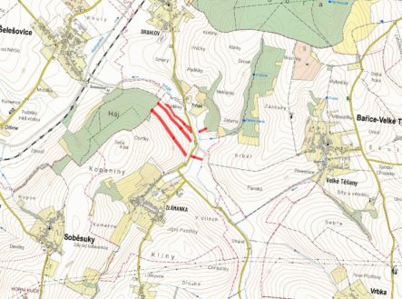 Prodej pozemku, zemědělská půda, 9 240 m²