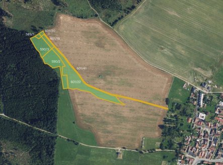 Prodej pozemku, zemědělská půda, 11 618 m²