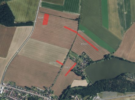 Prodej pozemku, zemědělská půda, 24 168 m²