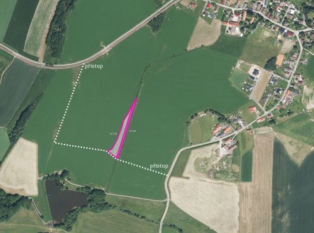 Prodej pozemku, zemědělská půda, 3 569 m²