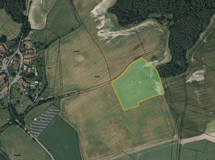 Prodej pozemku, zemědělská půda, 25 592 m²