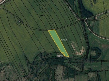 Prodej pozemku, zemědělská půda, 11 075 m²