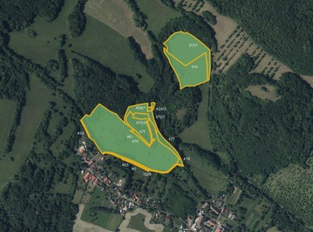 Prodej pozemku, trvalý travní porost, 58 156 m²