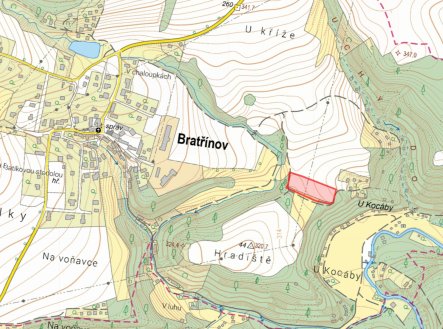 Prodej pozemku, zemědělská půda, 7 624 m²