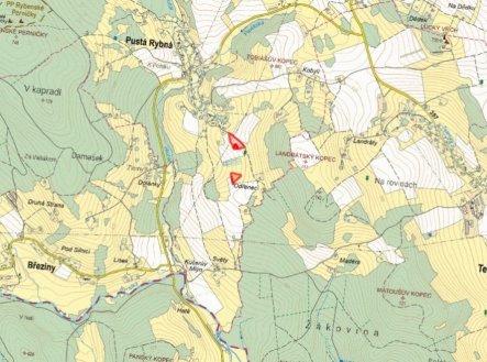 Prodej pozemku, trvalý travní porost, 14 586 m²