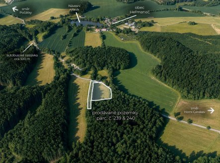 Prodej pozemku, zemědělská půda, 9 483 m²