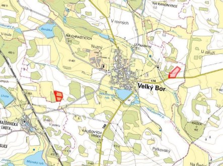 Prodej pozemku, zemědělská půda, 34 439 m²