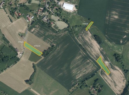 Prodej pozemku, zemědělská půda, 37 858 m²